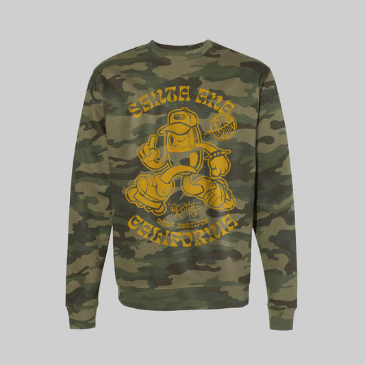 Santa Ana Blade Crewneck - Army Camo