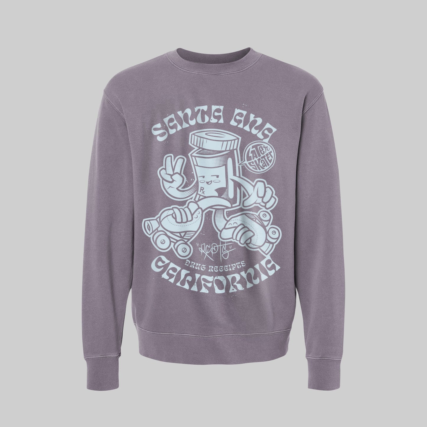 Santa Ana Quad Crewneck - Plum