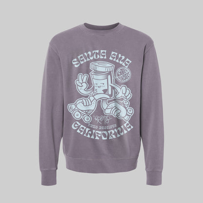 Santa Ana Quad Crewneck - Plum