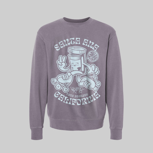 Santa Ana Quad Crewneck - Plum